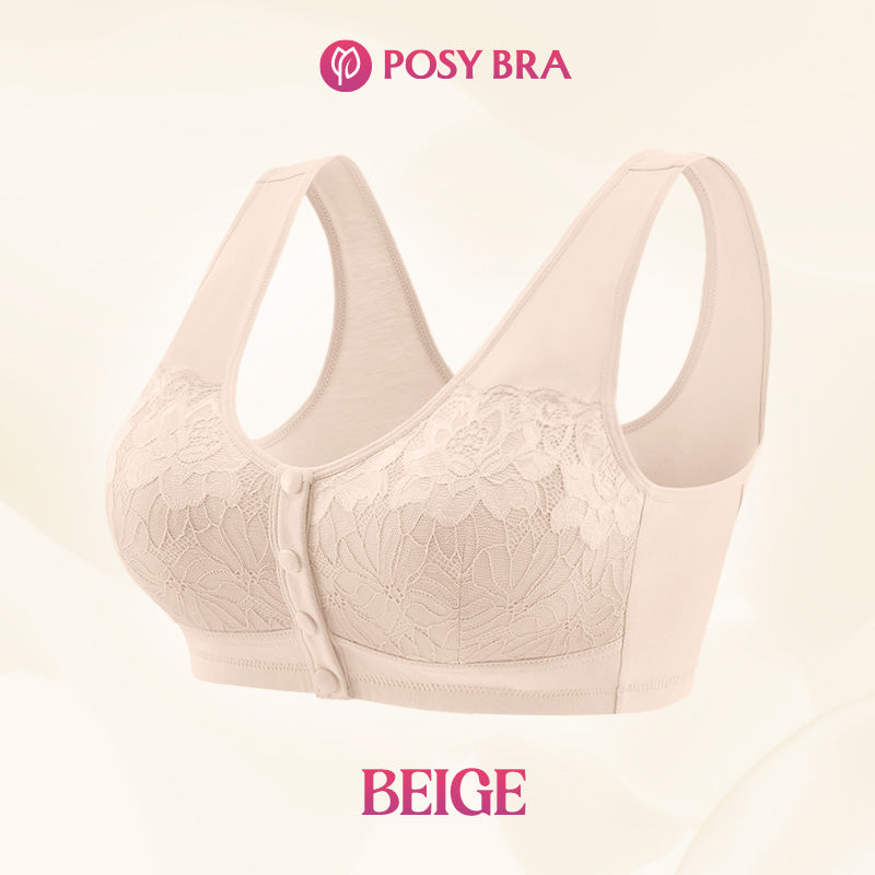 👙 50 % DE RÉDUCTION SUR LE SOUTIEN-GORGE SANS ARMATURES ! ✨ Fermeture à l'avant, couverture totale et aucune marque – un confort parfait pour les femmes de 50 ans et plus – idéal pour un usage quotidien