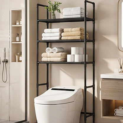🏠✨ 50 % DE RÉDUCTION ! Étagère de rangement pratique pour salle de bain et buanderie – Installation sans perçage – Autocollante et robuste 🛠️