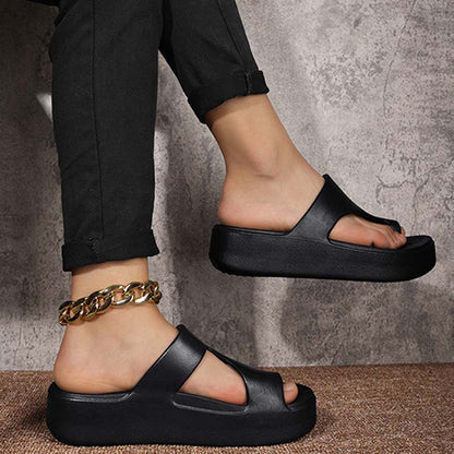 👡50 % de réduction + livraison gratuite✨Sandales à bout ouvert à semelle compensée pour femme