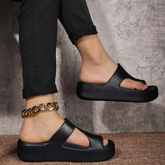 👡50 % de réduction + livraison gratuite✨Sandales à bout ouvert à semelle compensée pour femme