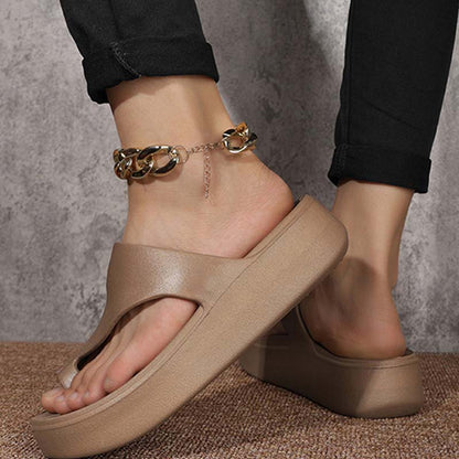 👡50 % de réduction + livraison gratuite✨Sandales à bout ouvert à semelle compensée pour femme