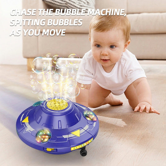 🧼 OFFRE LIMITÉE : 50 % DE RÉDUCTION ! ✨ Machine à bulles avec lumières et musique – Automatique, détection d'obstacles, super amusante 🎶