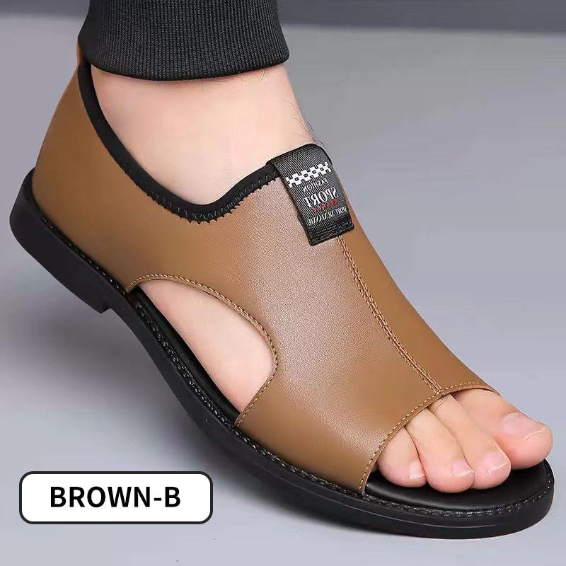 Sandales confortables pour hommes à bout ouvert ☀️ Respirantes, confortables et antidérapantes