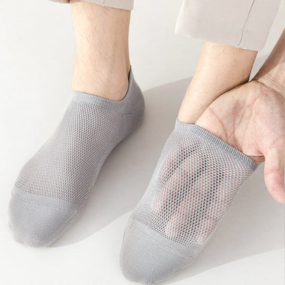 🧦 Chaussettes respirantes en maille unie pour hommes | **Fraîcheur • Confort • Toute la journée