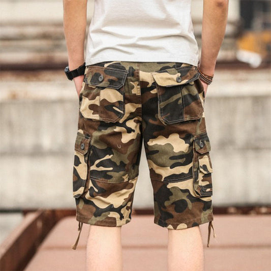 🩳 PROMO LIMITÉE 50% DE RÉDUCTION ! ✨ Short Cargo – Camouflage, Multi-Poches, Coupe Confortable 🌿