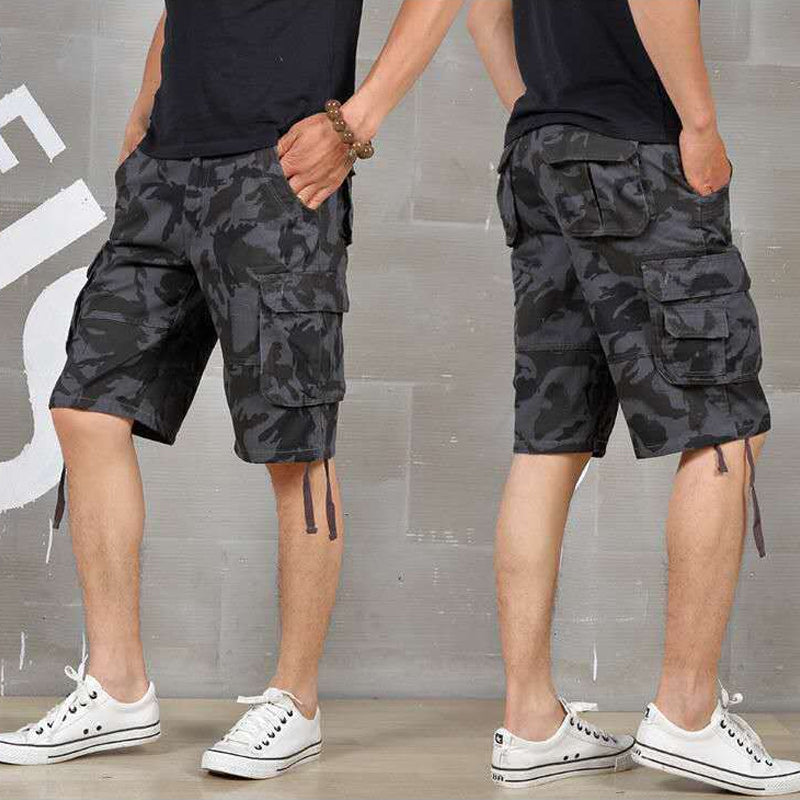 🩳 PROMO LIMITÉE 50% DE RÉDUCTION ! ✨ Short Cargo – Camouflage, Multi-Poches, Coupe Confortable 🌿