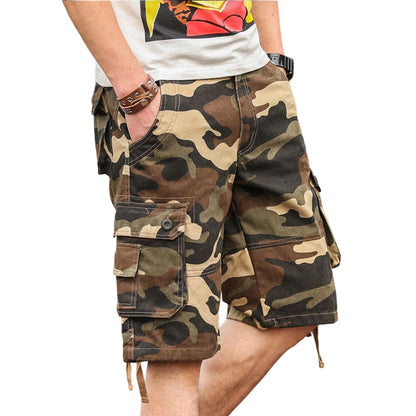 🩳 PROMO LIMITÉE 50% DE RÉDUCTION ! ✨ Short Cargo – Camouflage, Multi-Poches, Coupe Confortable 🌿