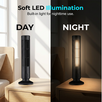 🌀Ventilateur tour USB portable à 3 vitesses – compact, puissant et polyvalent – idéal pour le bureau, la chambre et les déplacements.