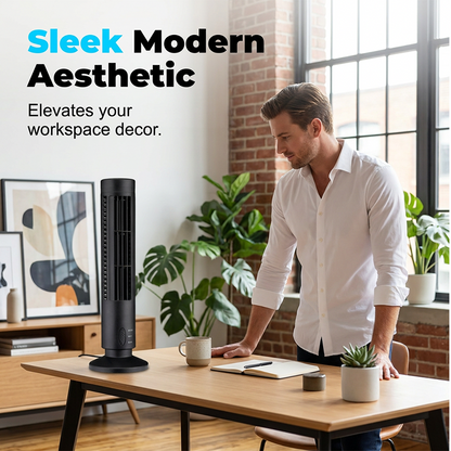🌀Ventilateur tour USB portable à 3 vitesses – compact, puissant et polyvalent – idéal pour le bureau, la chambre et les déplacements.