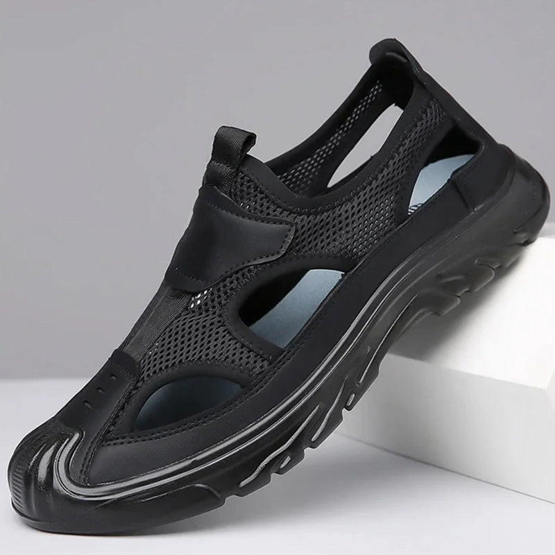 🔥-50% 👟 Sandales Homme Femme en Maille Respirante – Semelle Confortable Anti-Dérapante Style Randonnée Urbaine🌿 bout fermé et semelle souple