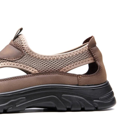 🔥-50% 👟 Sandales Homme Femme en Maille Respirante – Semelle Confortable Anti-Dérapante Style Randonnée Urbaine🌿 bout fermé et semelle souple