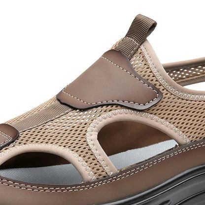 🔥-50% 👟 Sandales Homme Femme en Maille Respirante – Semelle Confortable Anti-Dérapante Style Randonnée Urbaine🌿 bout fermé et semelle souple