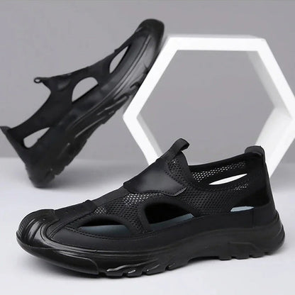 🔥-50% 👟 Sandales Homme Femme en Maille Respirante – Semelle Confortable Anti-Dérapante Style Randonnée Urbaine🌿 bout fermé et semelle souple