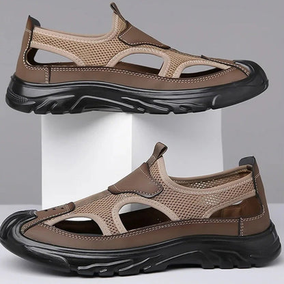 🔥-50% 👟 Sandales Homme Femme en Maille Respirante – Semelle Confortable Anti-Dérapante Style Randonnée Urbaine🌿 bout fermé et semelle souple