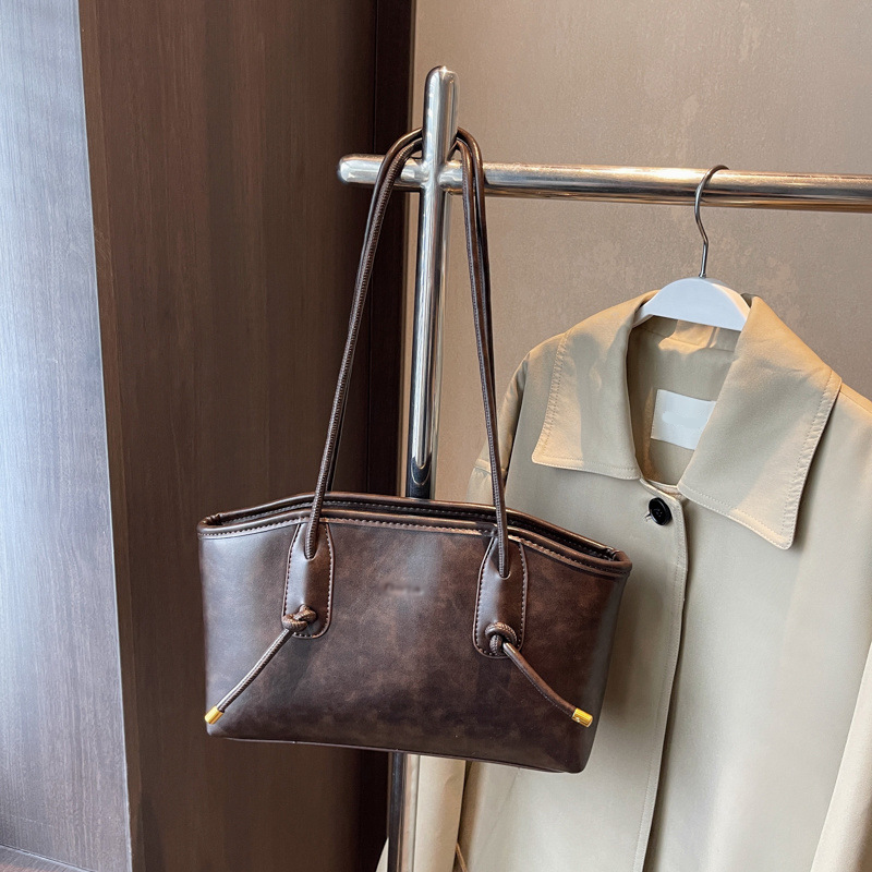 Women's Vintage PU Leather Shoulder Bag