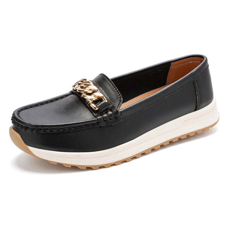 🎁  Vente chaude 50% de réduction 🔥Mocassins Unis à Talon Plat – Élégance Minimaliste pour Femmes Modernes