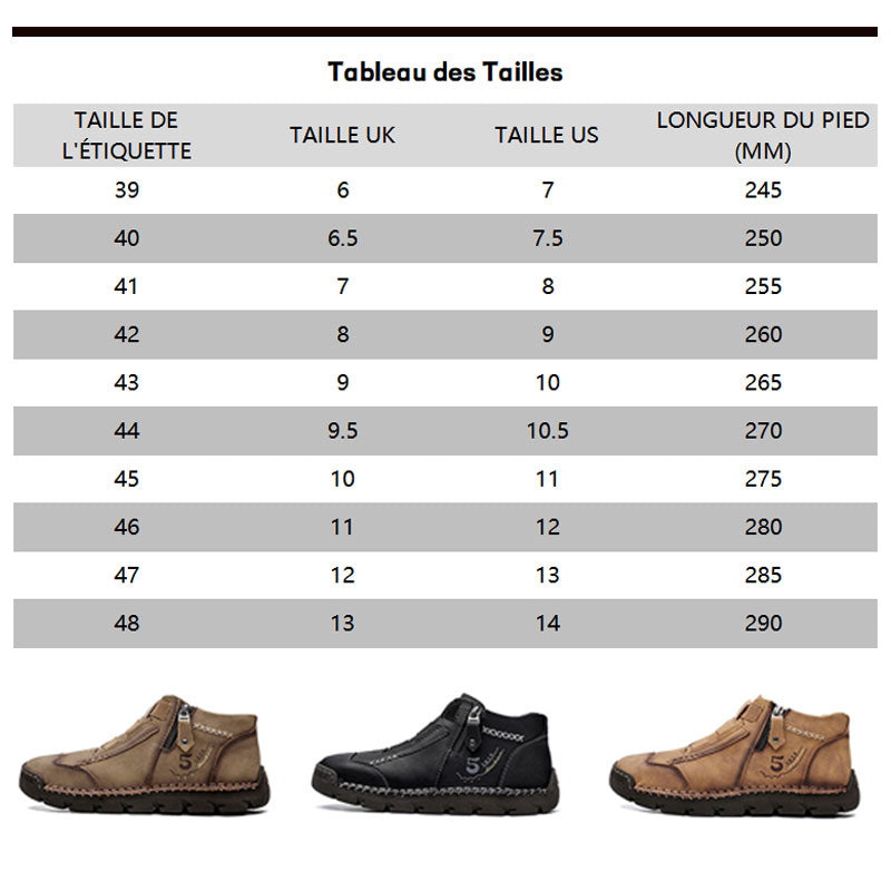 Bottines de Plein Air Décontractées Respirantes pour Hommes