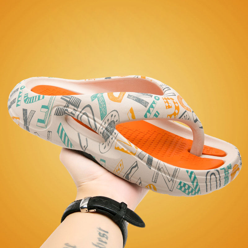 Tongs Confortables d'Été avec Semelles Épaisses