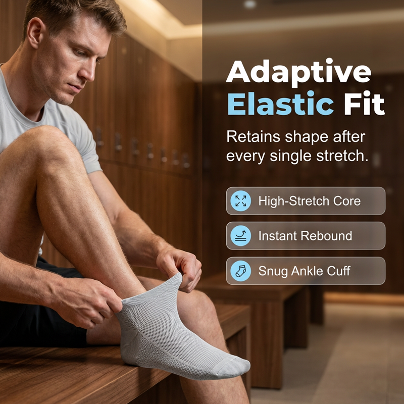 Men's Breathable Antibacterial Ankle Socks