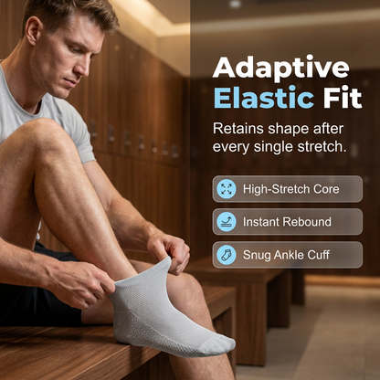 Men's Breathable Antibacterial Ankle Socks
