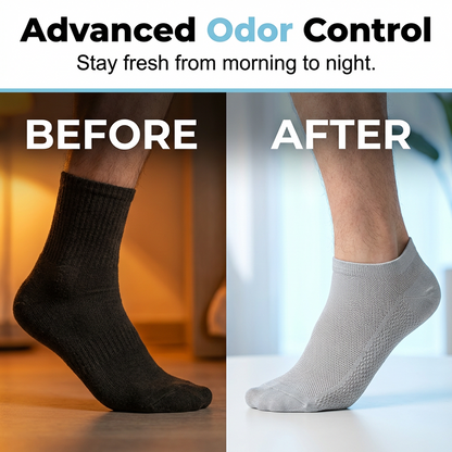 Men's Breathable Antibacterial Ankle Socks