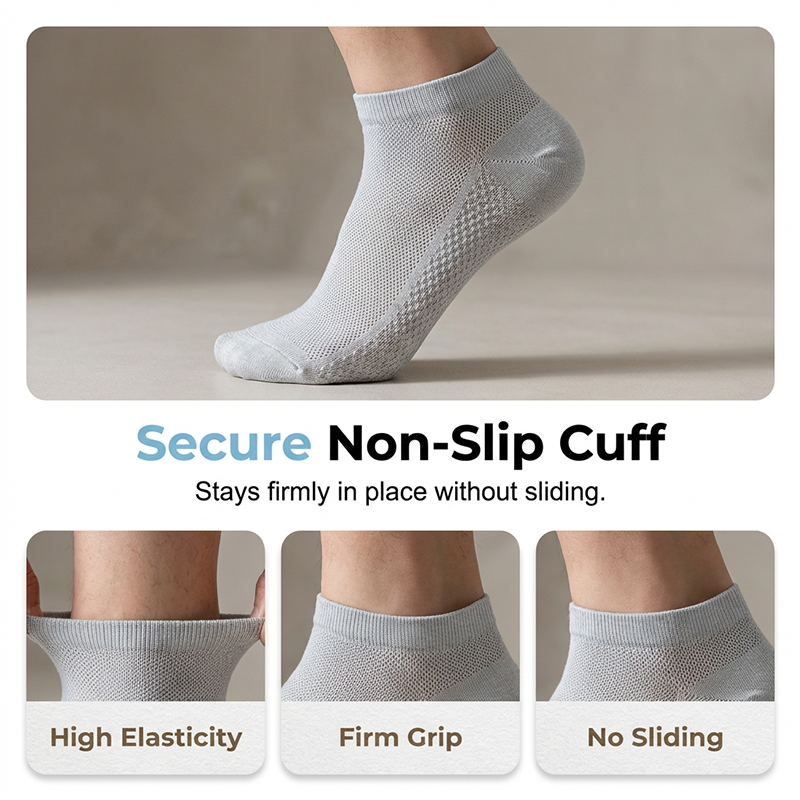 Men's Breathable Antibacterial Ankle Socks