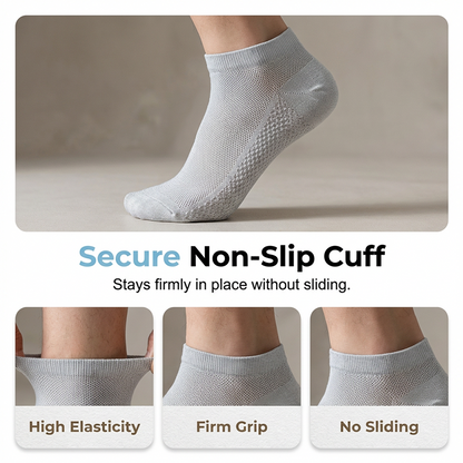 Men's Breathable Antibacterial Ankle Socks