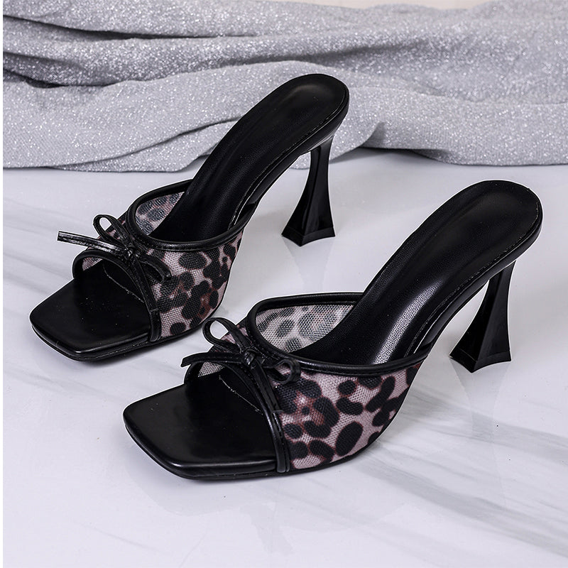 📢📢50% DE RÉDUCTION !! ⏰Sandales à talons hauts à bout carré et bout ouvert pour femmes