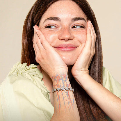 ✨ 60% de réduction !  💎 Bracelets en cuivre magnétiques en forme de cœur éblouissants pour femmes
