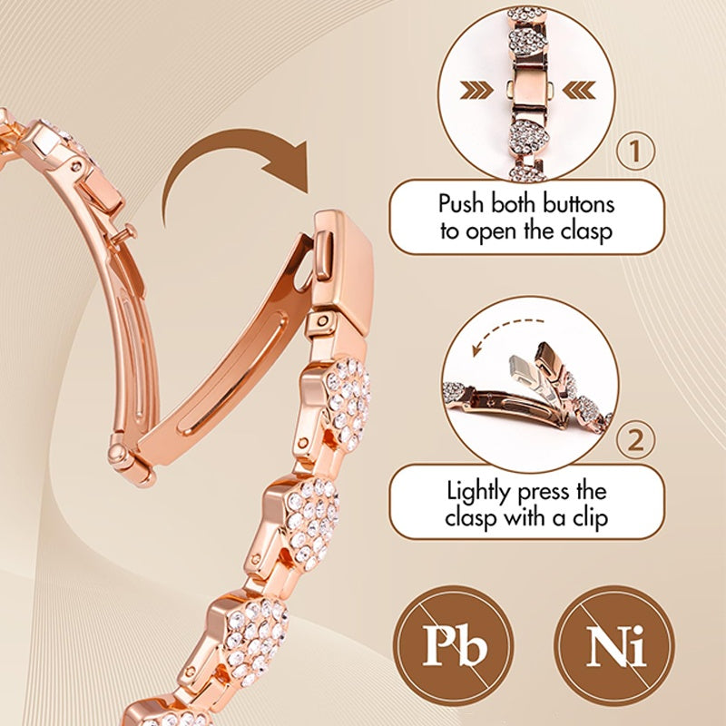 ✨ 60% de réduction !  💎 Bracelets en cuivre magnétiques en forme de cœur éblouissants pour femmes