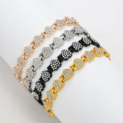 ✨ 60% de réduction !  💎 Bracelets en cuivre magnétiques en forme de cœur éblouissants pour femmes