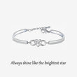 POUR MA FILLE ADOPTIVE - BRILLE TOUJOURS COMME L'ÉTOILE LA PLUS BRILLANTE BRACELET INFINITY