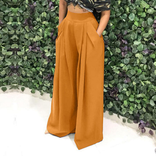 🌟👗 Pantalon élégant à taille haute pour femme ✨ Une tenue chic pour tous les jours