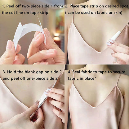 Nastro biadesivo per reggiseno