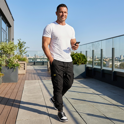 👖 PROMO LIMITÉE 50% DE RÉDUCTION ! ✨ Pantalon Cargo Jogger – Polyester, Taille Réglable, Poches ✨