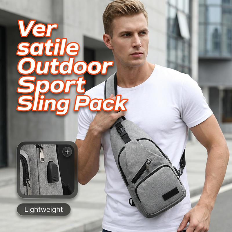 📢📢Offre à durée limitée ! ⏰Sac bandoulière multifonctionnel pour le sport en extérieur⛰️ Sac bandoulière pour le sport en extérieur – Multifonctionnel et résistant – Indispensable pour vos déplacements urbains 🚴‍♂️