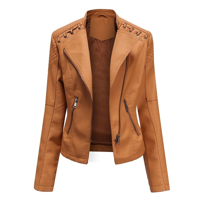 ✨Blouson en cuir d'agneau lavé✨livraison gratuite