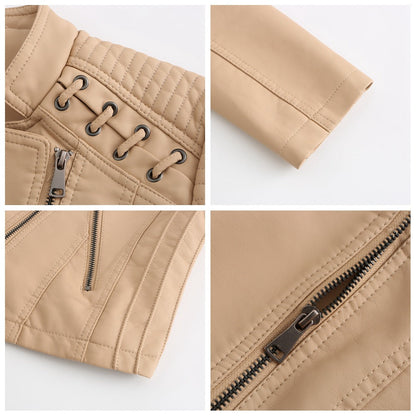 ✨Blouson en cuir d'agneau lavé✨livraison gratuite