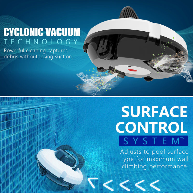 🤖 PROMO LIMITÉE 50% DE RÉDUCTION ! 💥 Robot Nettoyeur Piscine Sans Fil – Haute Aspiration, Navigation Intelligente, Simple Pression ✨