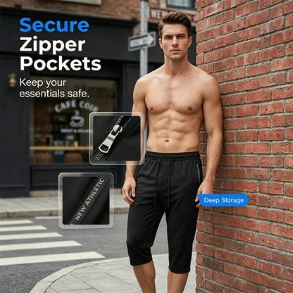 Pantalon Capri de sport à séchage rapide pour homme