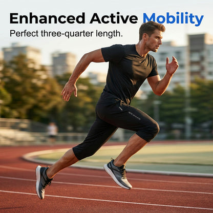Pantalon Capri de sport à séchage rapide pour homme