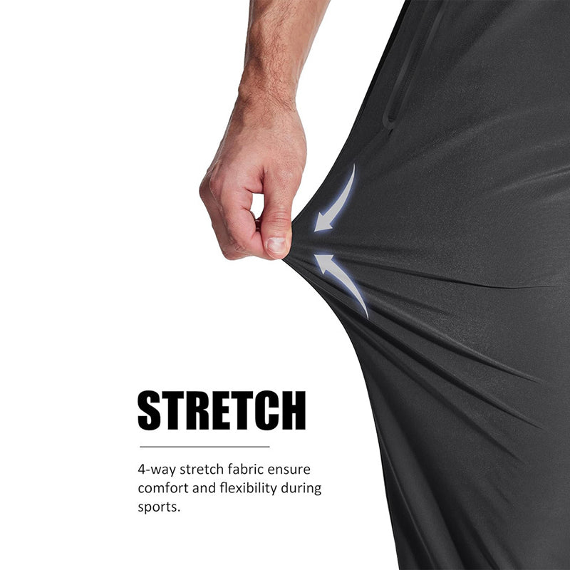 Pantalon de sport léger pour homme avec poches zippées