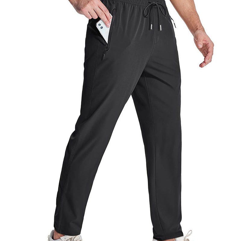 Pantalon de sport léger pour homme avec poches zippées
