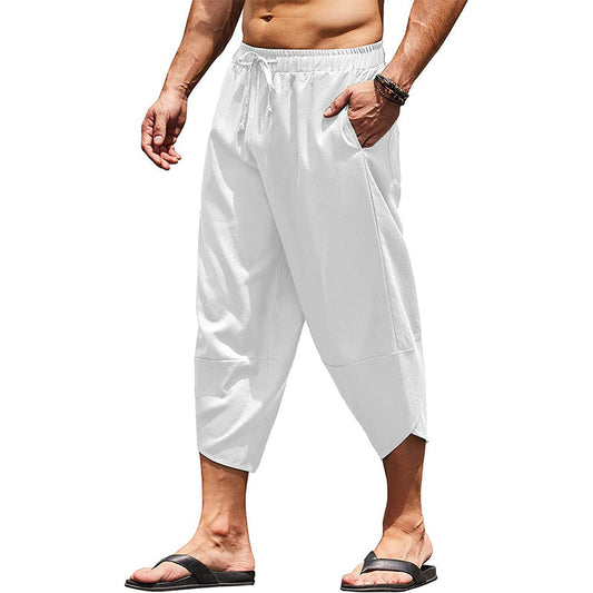 Pantalon Capri harem décontracté pour homme
