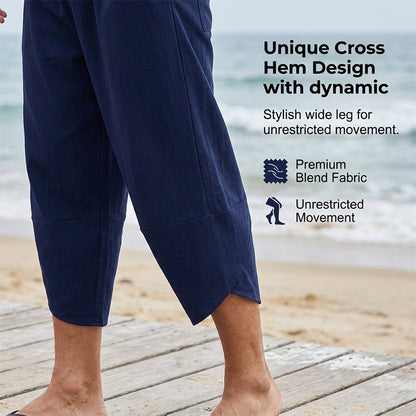 Pantalon Capri harem décontracté pour homme