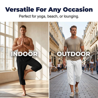 Pantalon Capri harem décontracté pour homme