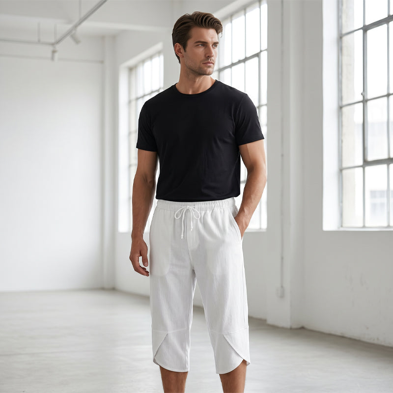 Pantalon Capri harem décontracté pour homme