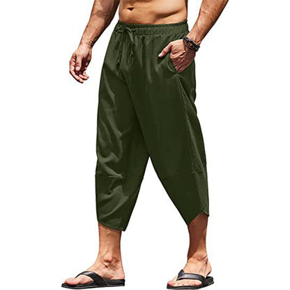 Pantalon Capri harem décontracté pour homme