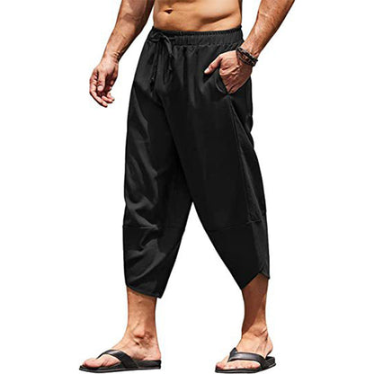Pantalon Capri harem décontracté pour homme