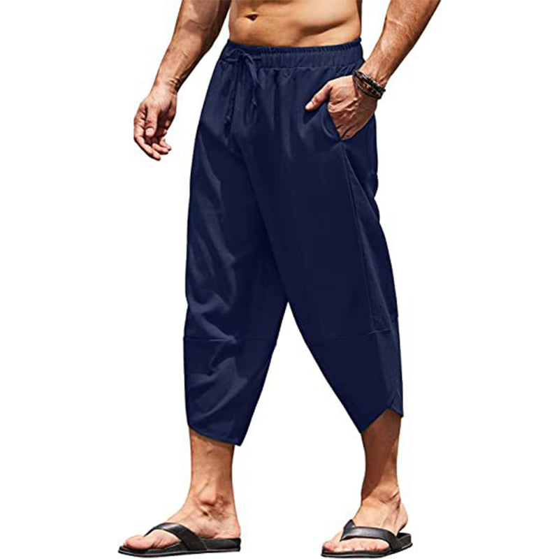Pantalon Capri harem décontracté pour homme